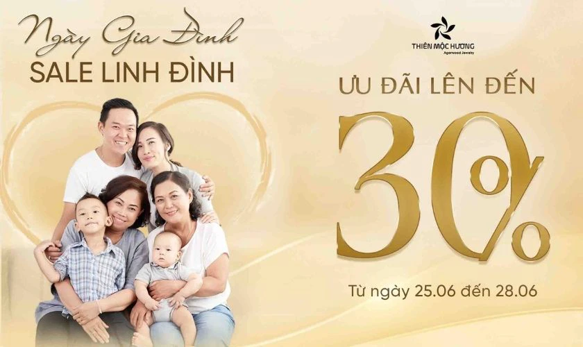 Background ưu đãi ngày Gia đình Việt Nam