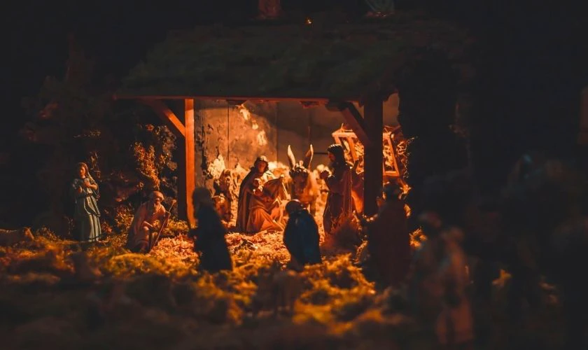 Background Noel 2025 huyền ảo