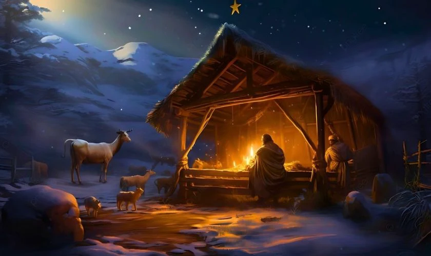 Background Noel năm nay AI