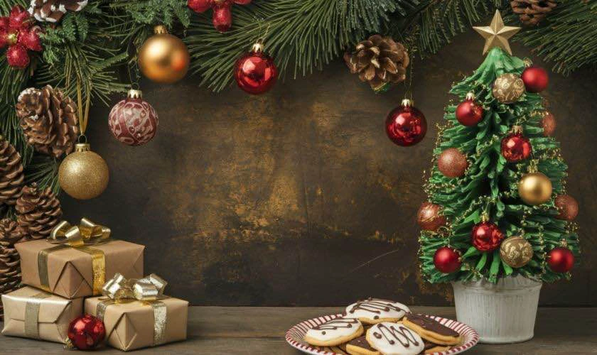 Background Noel năm nay decor