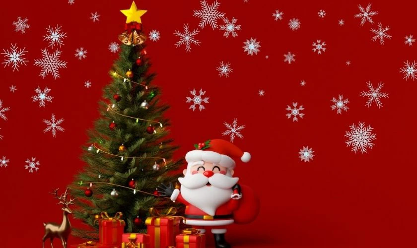 Background Noel 3D độc lạ
