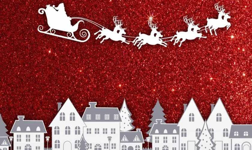 Background Noel 3D lấp lánh