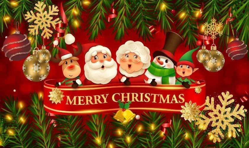 Nền Noel dễ thương 8K