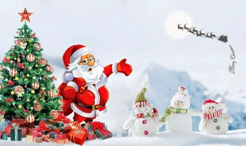 Nền Noel dễ thương mới