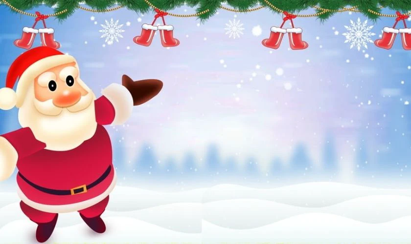 Nền Noel dễ thương 2025