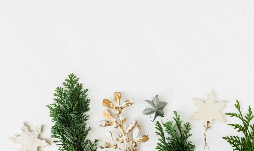 Nền Noel dễ thương có cây thông