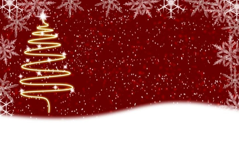 Nền Noel dễ thương màu đỏ