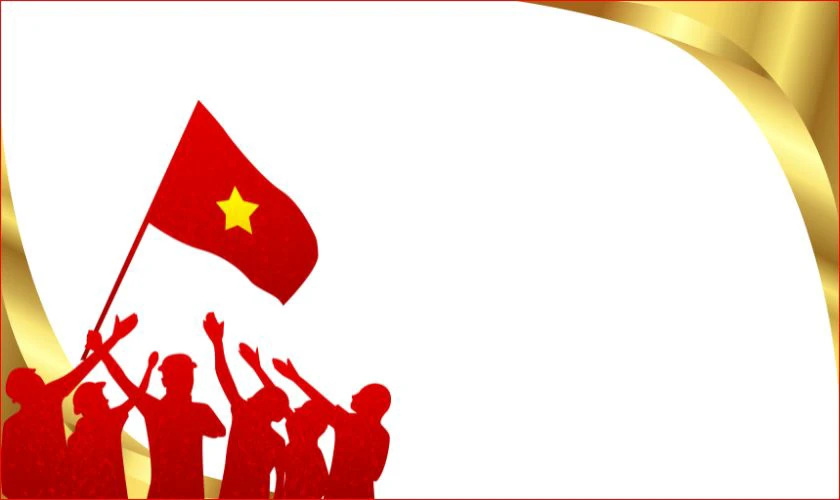 Background Quốc khánh tone màu trắng