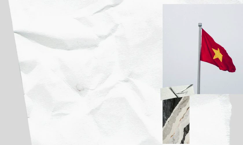 Background 2/9 tone màu trắng