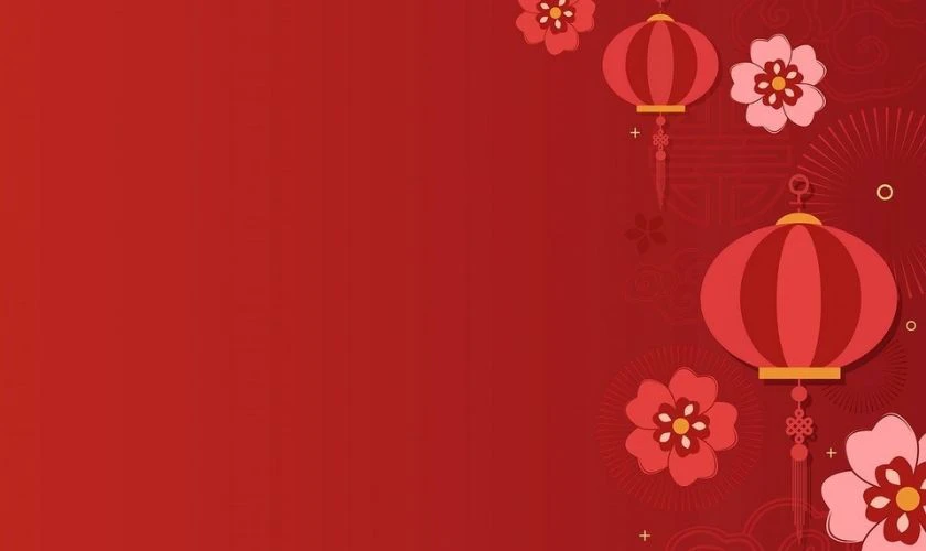 Background Tết đơn giản