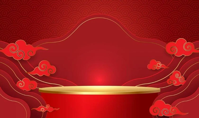 Background sản phẩm Tết