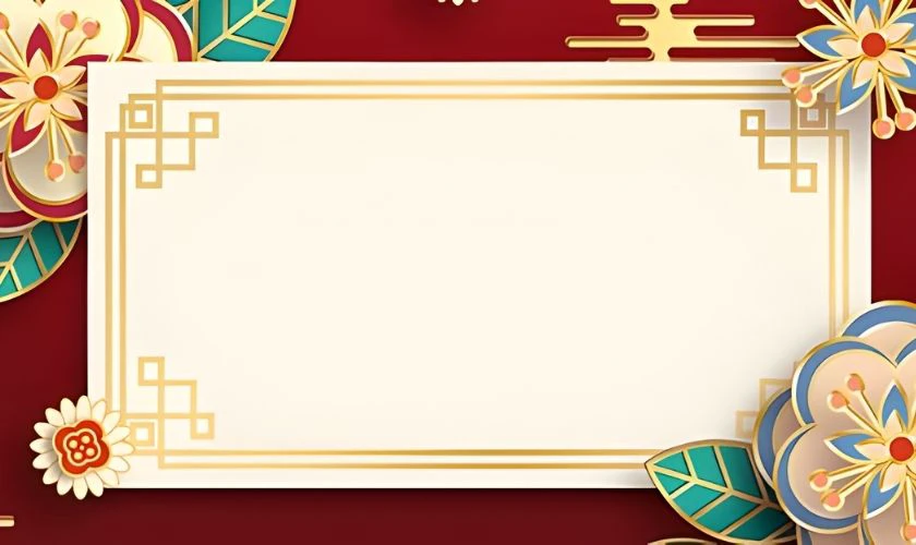 Background thiệp Tết đơn giản