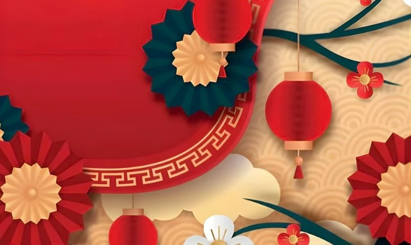 Background Tết 2026 chủ đề văn hóa