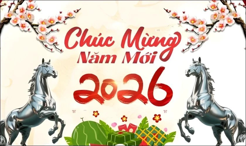 Background xuân 2026 chủ đề động vật