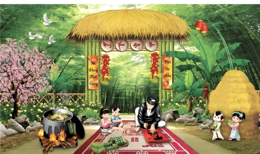 Ông đồ già và trẻ nhỏ