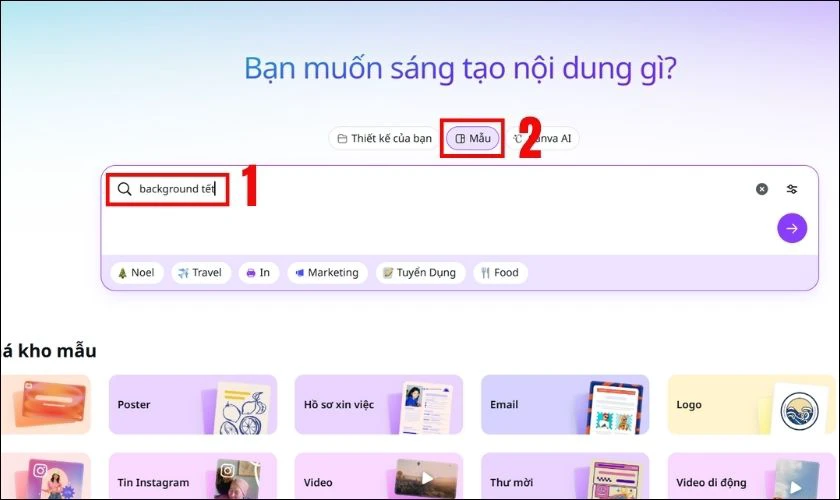 Tìm kiếm mẫu Background Tết