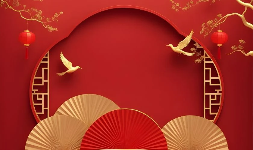 Background Tết 2026 3D đẹp