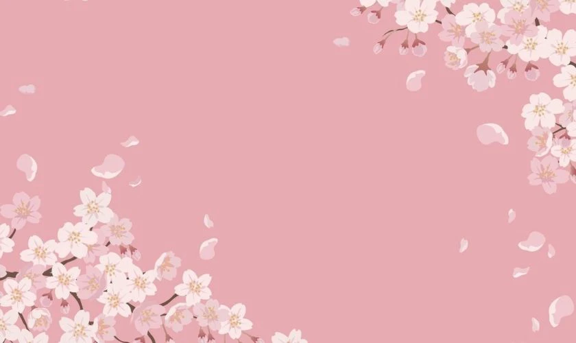 Background xuân Bính Ngọ màu hồng