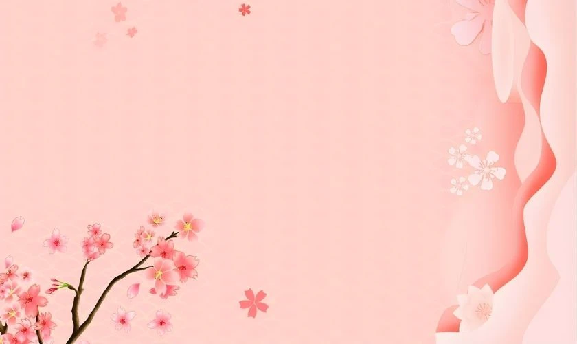 Background xuân Bính Ngọ 2026 màu hồng