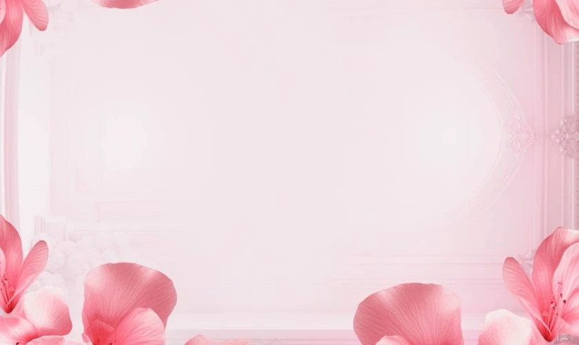 Background xuân Bính Ngọ màu hồng đơn giản mà đẹp