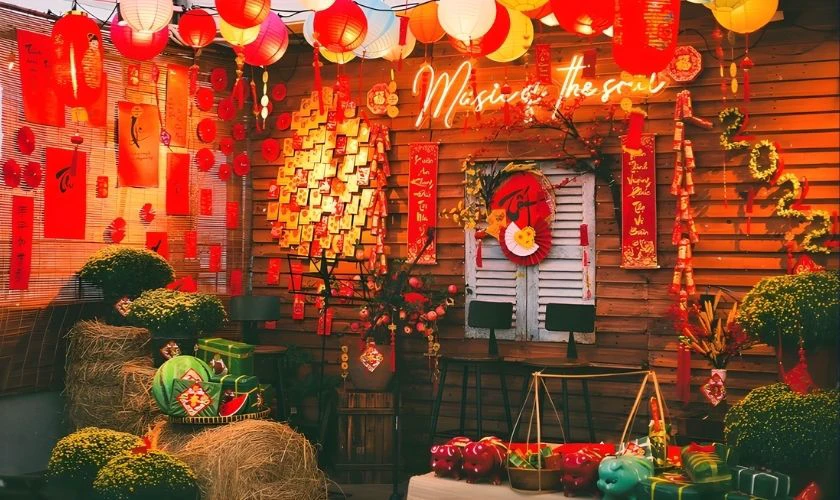 Background chụp ảnh Tết