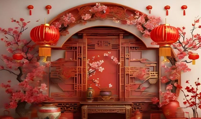 Background chụp ảnh xuân Bính Ngọ đẹp