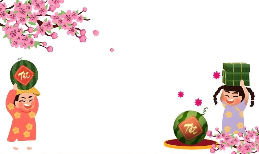 Background hoa đào ngày xuân