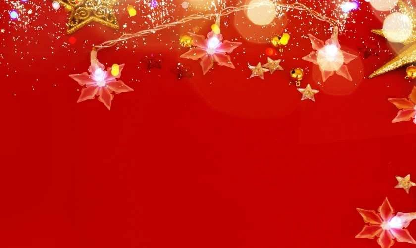 Ảnh nền năm mới màu đỏ tươi sáng