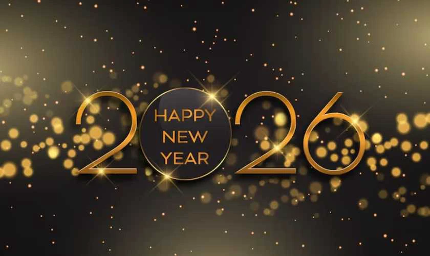 Background Tết Dương lịch 2026 đẹp độc đáo