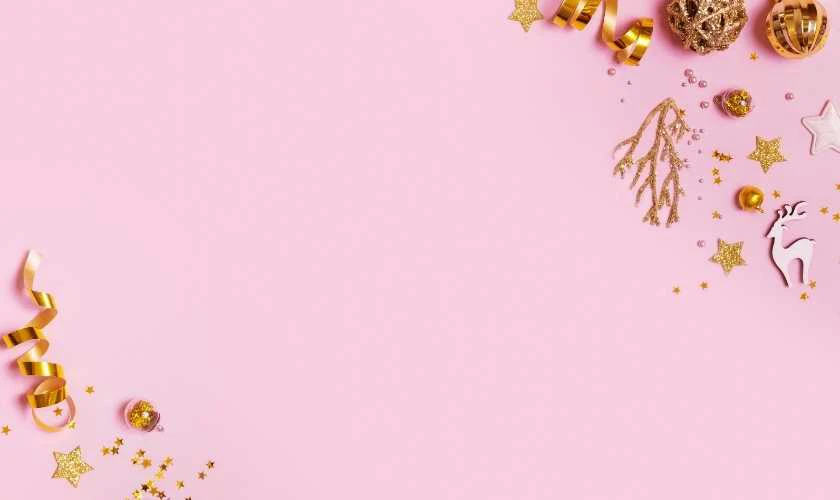 Background Tết Dương lịch 2026 màu hồng tươi mới