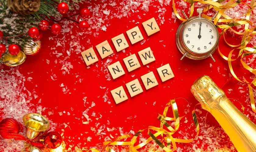 Background Tết hiện đại cho năm 2026