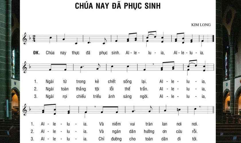 Bài hát Lễ Phục Sinh 2026: Kết lễ