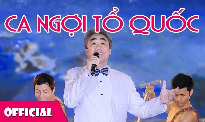 Ca Ngợi Tổ Quốc là ca khúc nổi bật với giai điệu rộn ràng, thể hiện niềm tự hào về đất nước