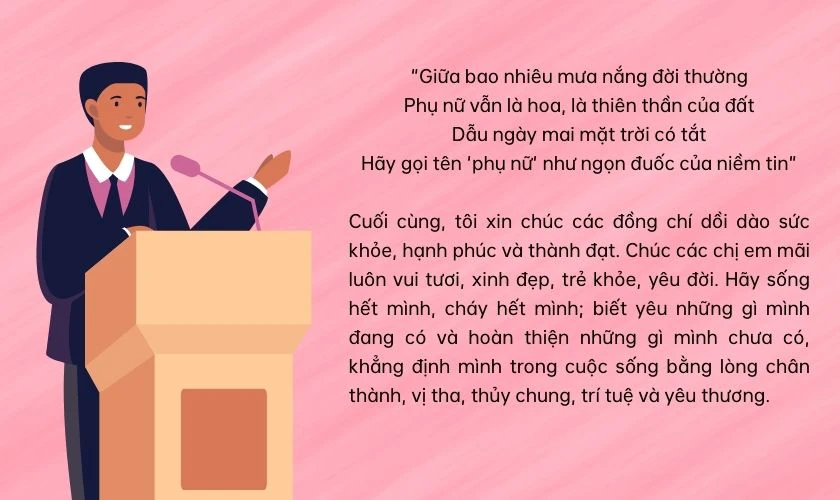 Bài phát biểu hay nhất ngày 20/10