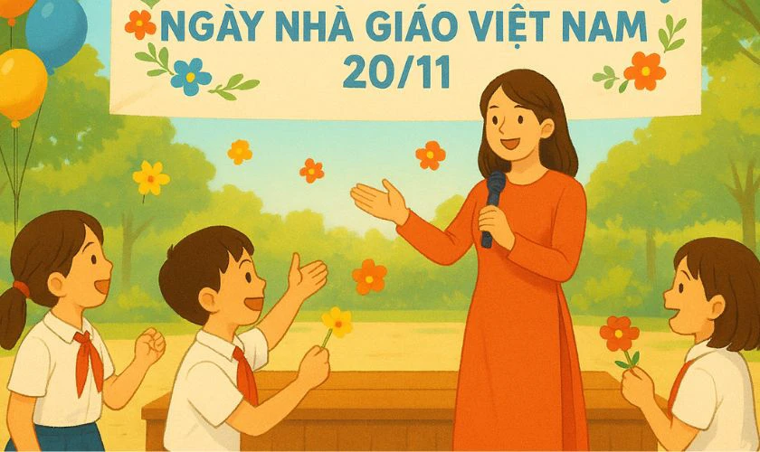 Bài phát biểu 20/11 của giáo viên cấp 1