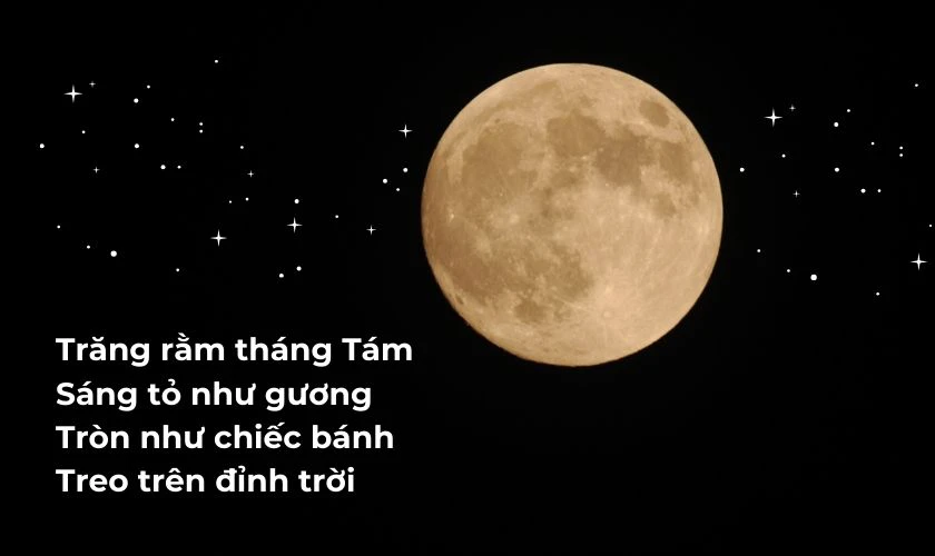 Trăng Rằm Tháng Tám - Bài thơ Tết Trung Thu ý nghĩa