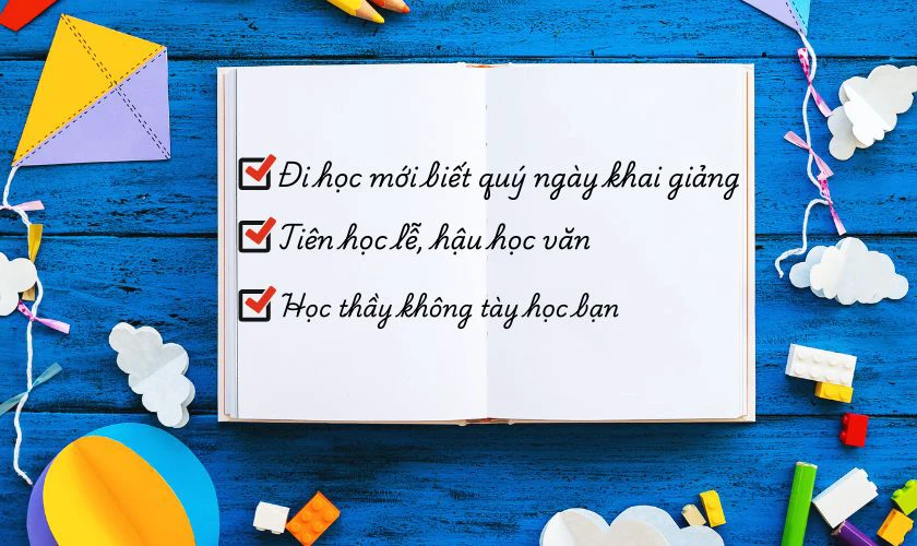 Những câu ca dao tục ngữ về ngày khai giảng