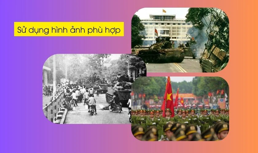 Chọn lựa hình ảnh chất lượng, cảm động để minh họa