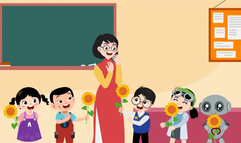 Bài viết tặng cô