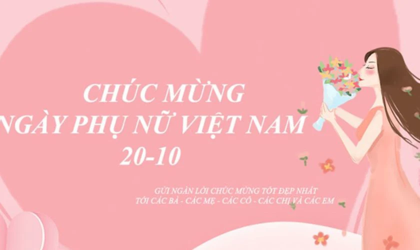 Học sinh cấp 2 gửi lời yêu thương nhân ngày 20/10