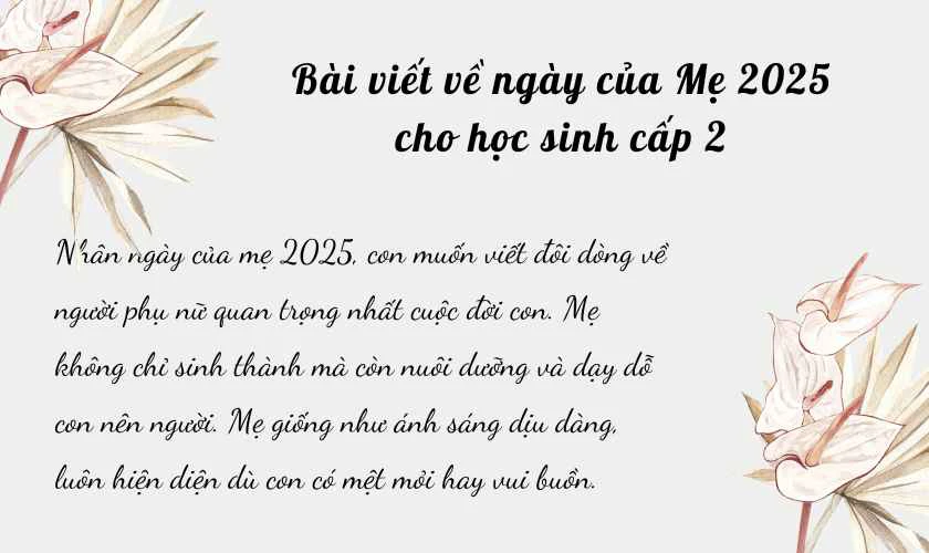 Những bài viết tặng mẹ