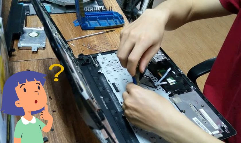 Nên sửa bàn phím laptop ASUS bị liệt một số nút tại nhà hay trung tâm?