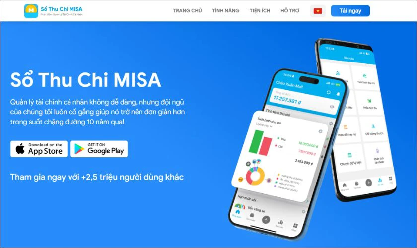 Quản lý chi tiêu thông minh bằng phần mềm MISA