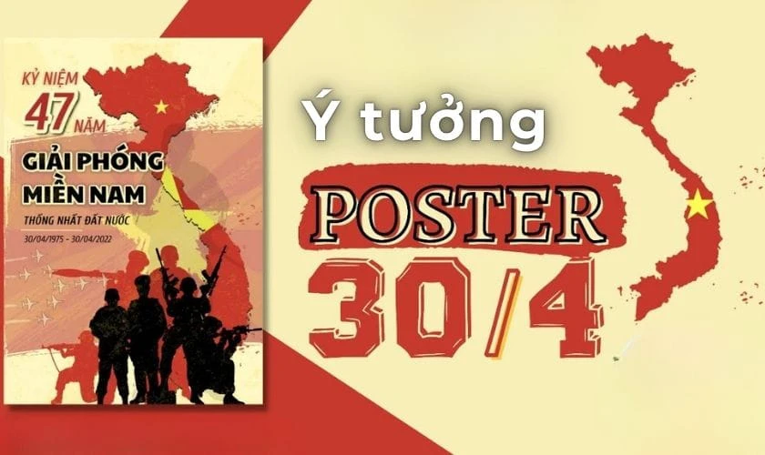 Ý tưởng thiết kế băng rôn chào mừng 30/4 và 1/5 độc đáo 2026