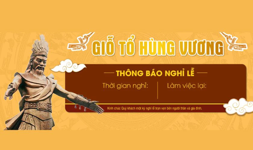Băng rôn ngày lễ dạng ngang đẹp, ấn tượng