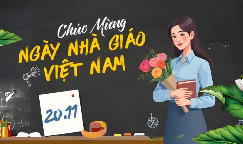 Banner quà tặng ngày Nhà giáo Việt Nam