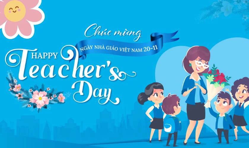 Mẫu banner 20/11 ý nghĩa