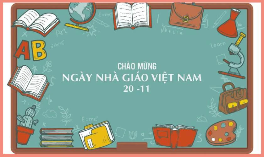 Banner ngày nhà giáo Việt Nam