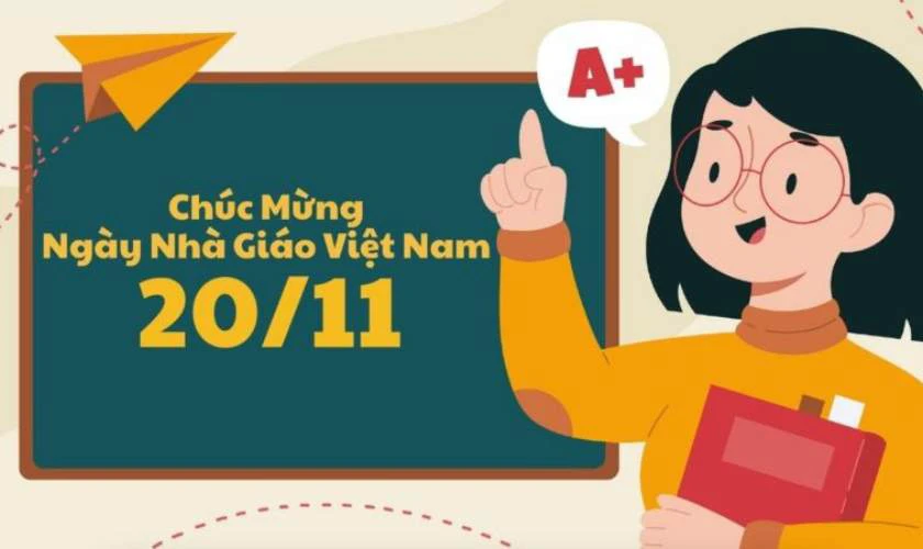 Banner ngày nhà giáo Việt Nam hay