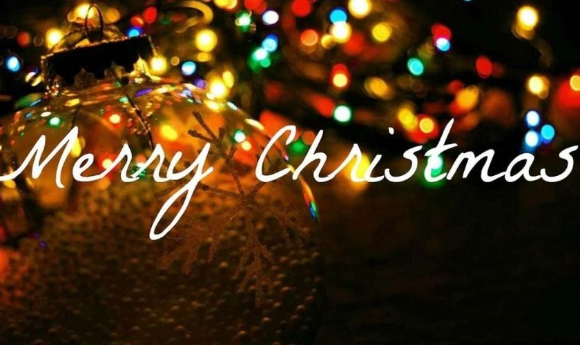 Banner chúc mừng Giáng sinh xinh lung linh
